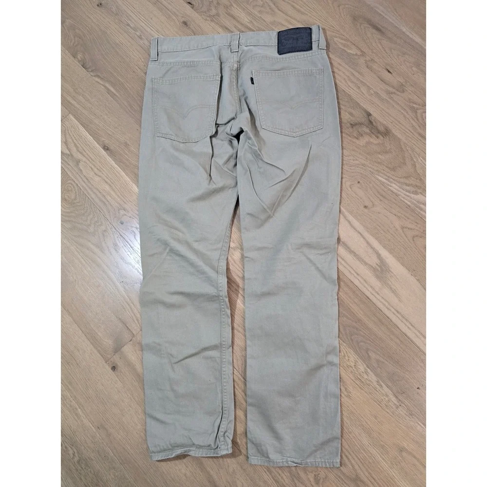 Levi Strauss 511 Slim Fit Chino Pants Mens 32x30 Khaki Tan Cotton Trousers
